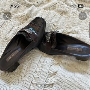 Beautiful Brighton mules.  Like new.